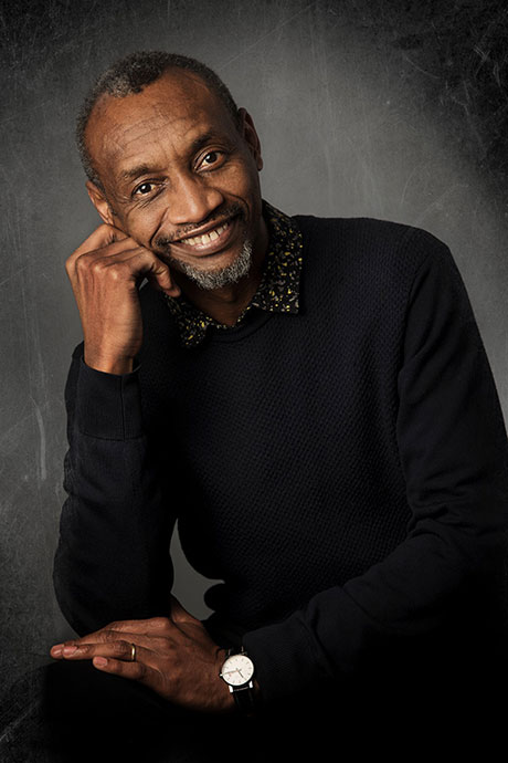 Portrait of Dani Kouyaté by Odile Motelet, Île d'Oléron 2017