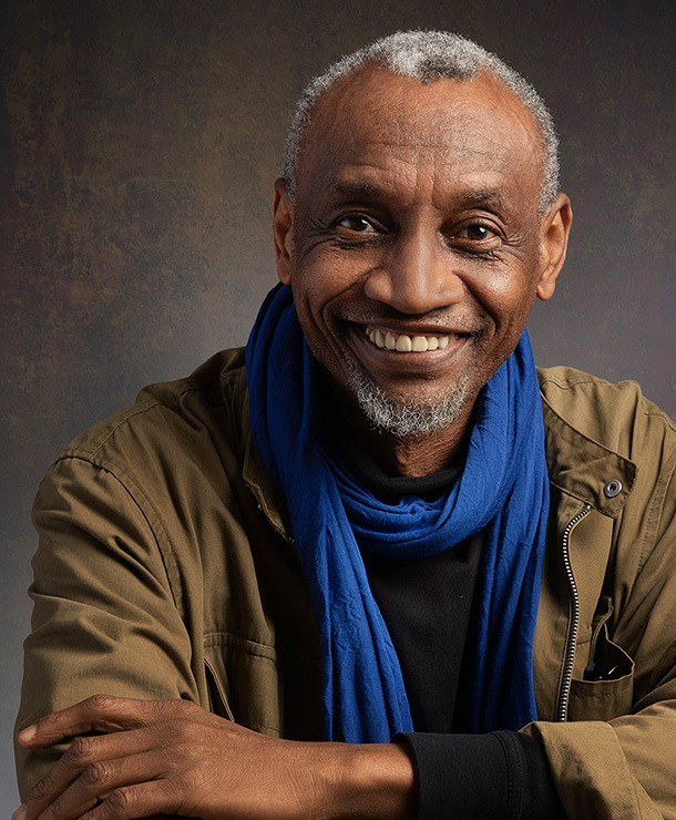 Portrait of Dani Kouyaté, photographed by Odile Motelet in 2017